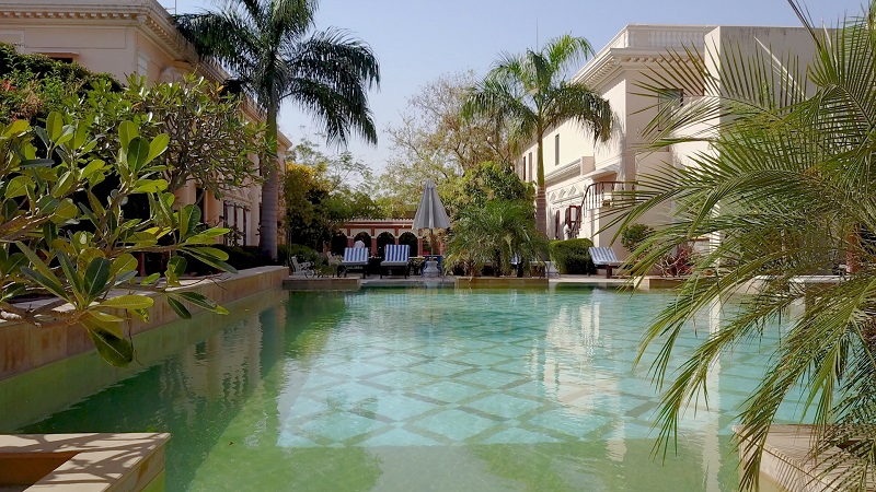 Royal Heritage Haveli Jaipur Rajasthan luxury hotels photo of swimming pool